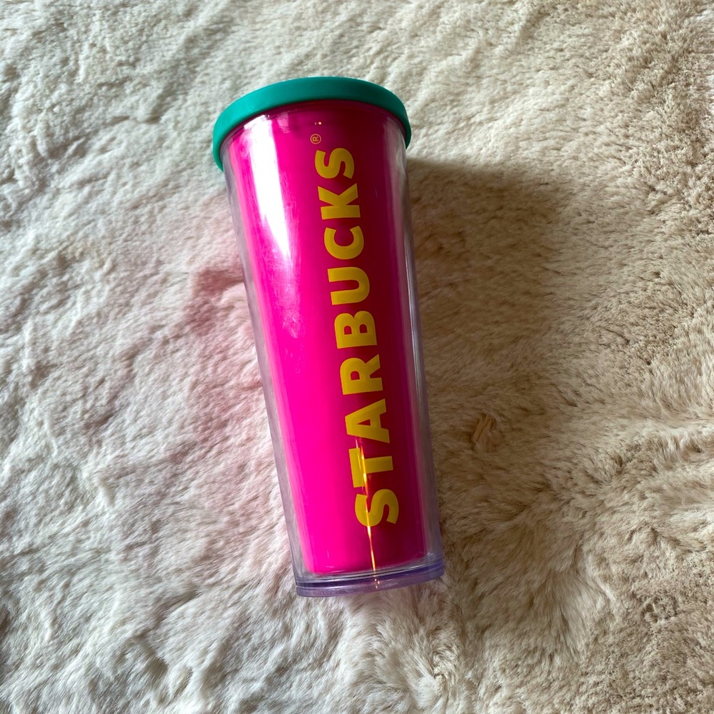 RARE pink Starbucks 24 oz tumbler